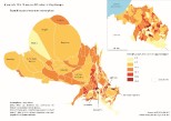 Carte en anamorphose sur le pays Basque